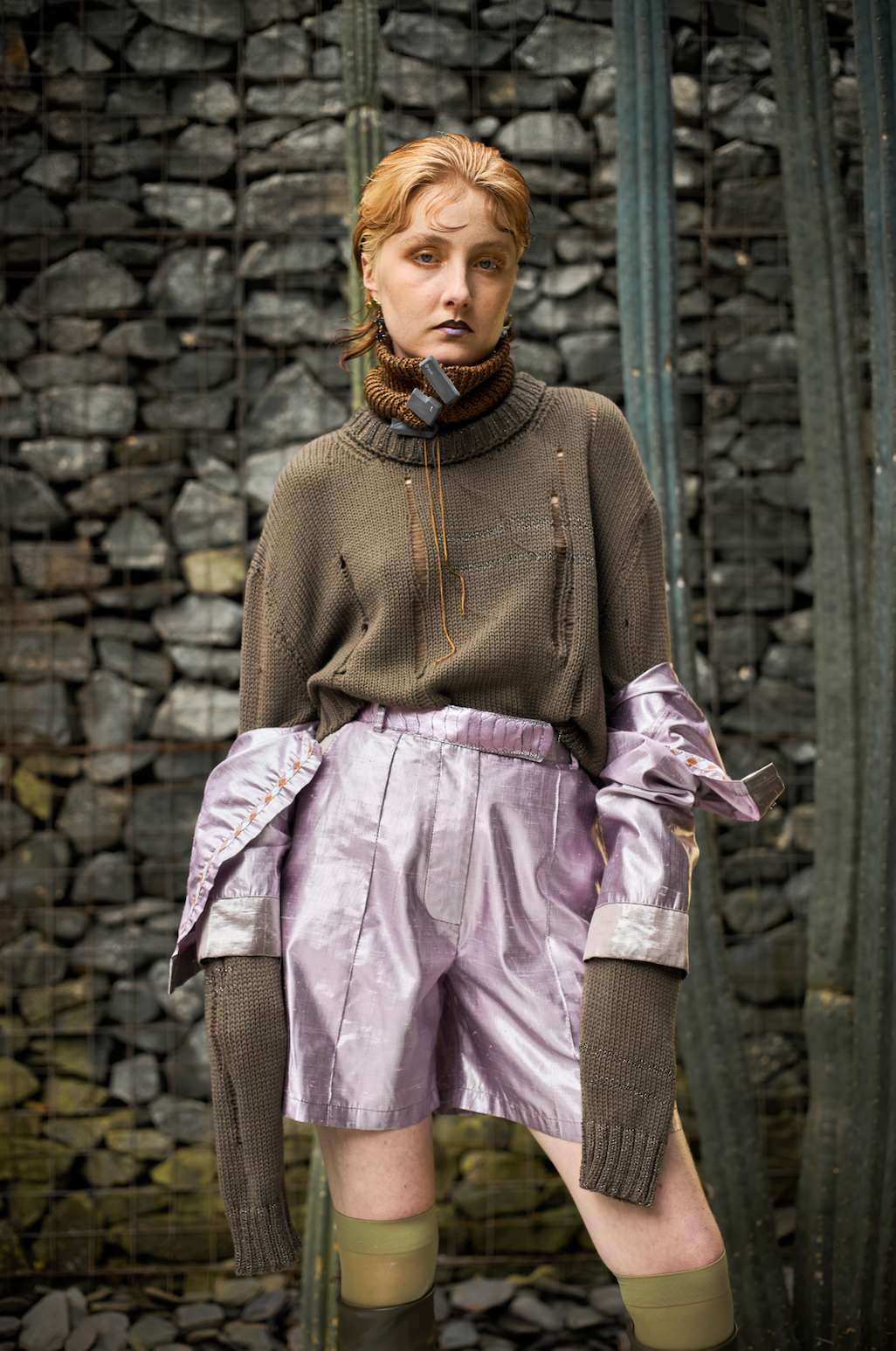 Artisanal 100% South African Merino Wool Glistering Knitted Jumper