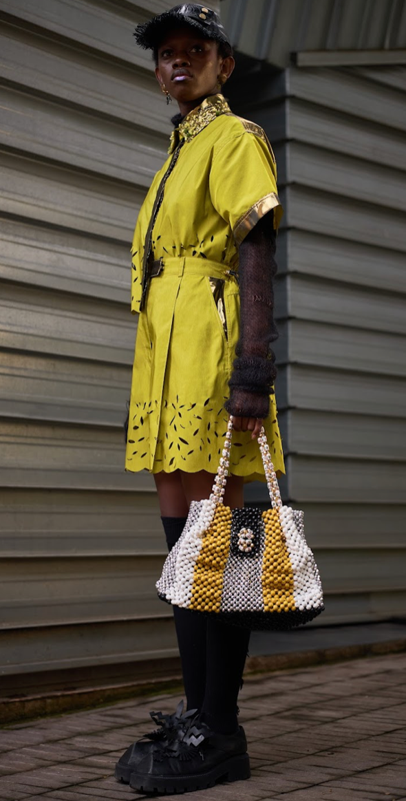 Buttons on a Sunflower Trapeze Shorts
