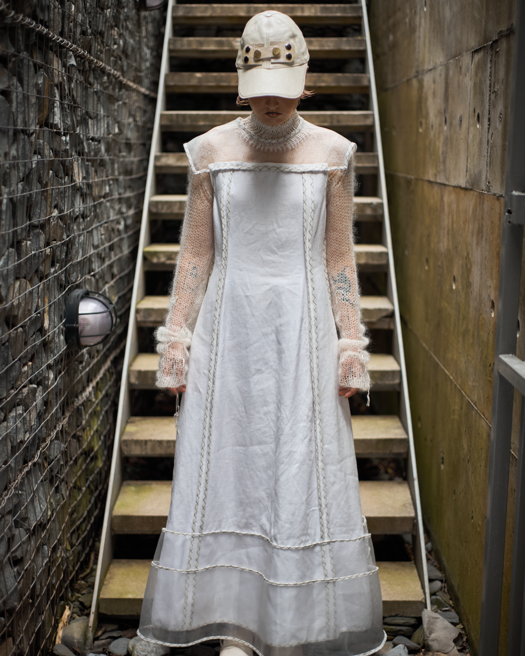 Stalictite A-line Dress in Organic Hemp Linen