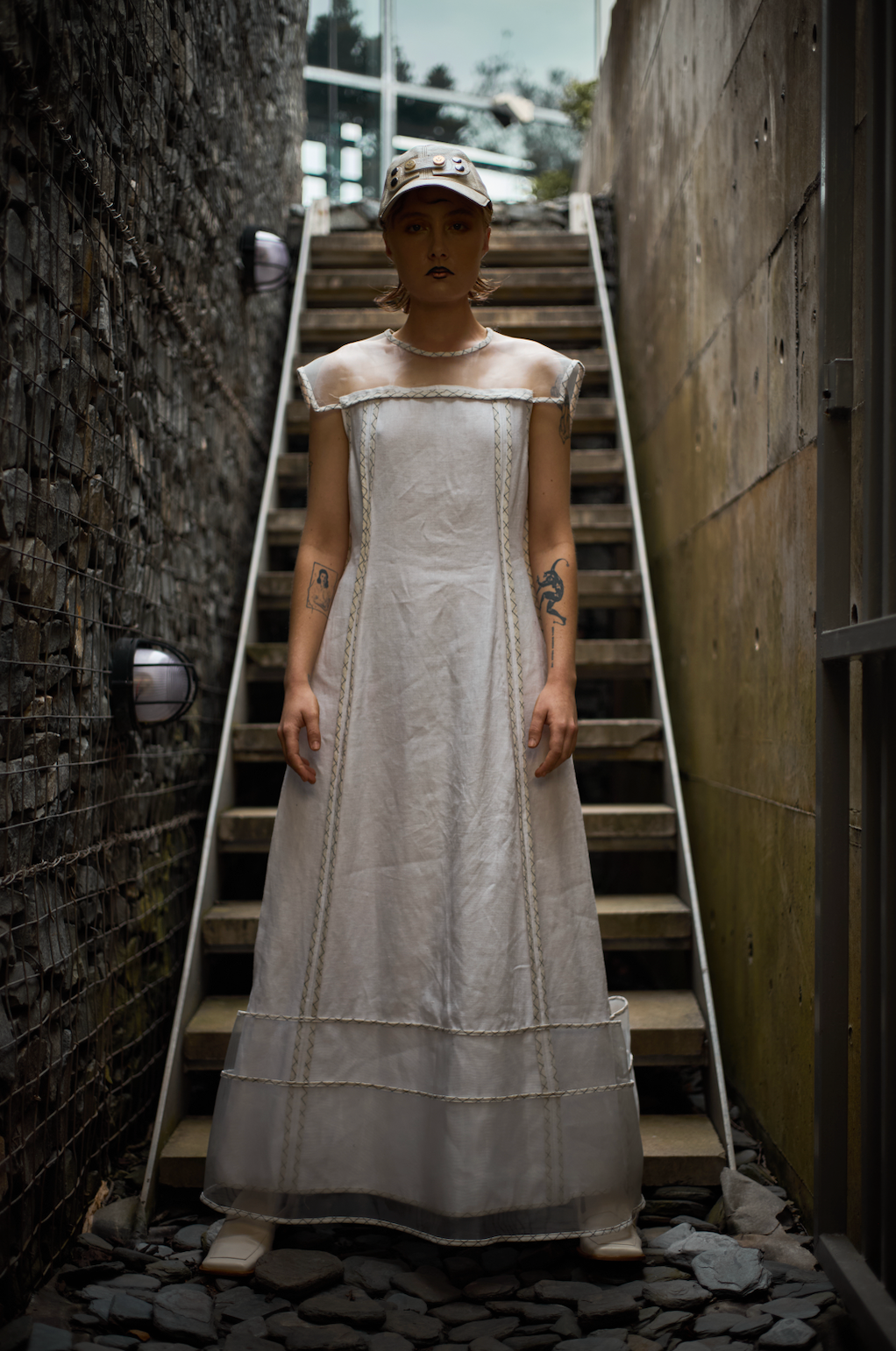 Stalictite A-line Dress in Organic Hemp Linen