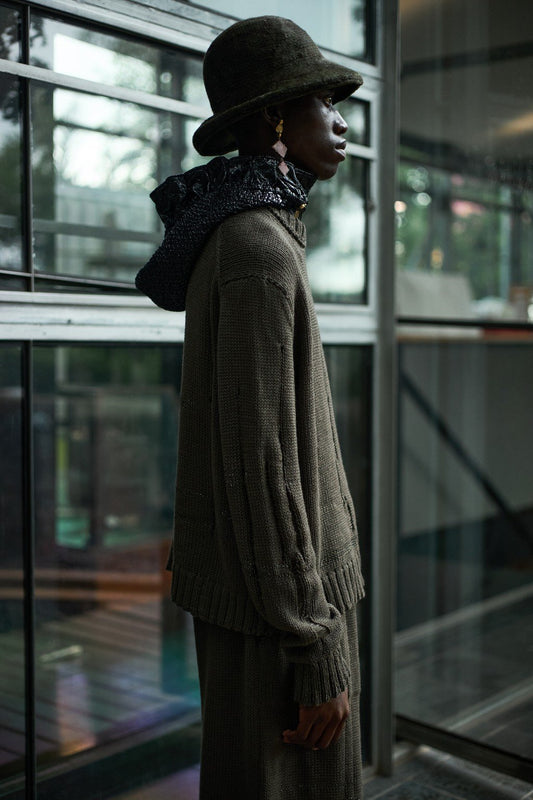 Flat Pink Composite Earrings