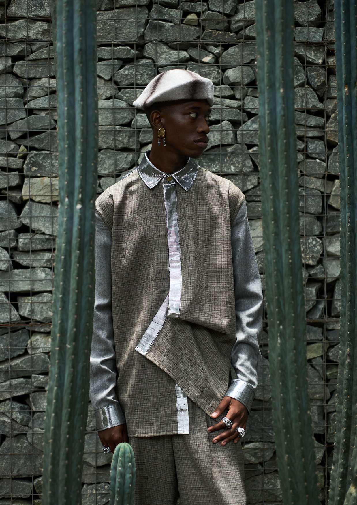 100% South African Merino Wool Dusty Artist Shirt