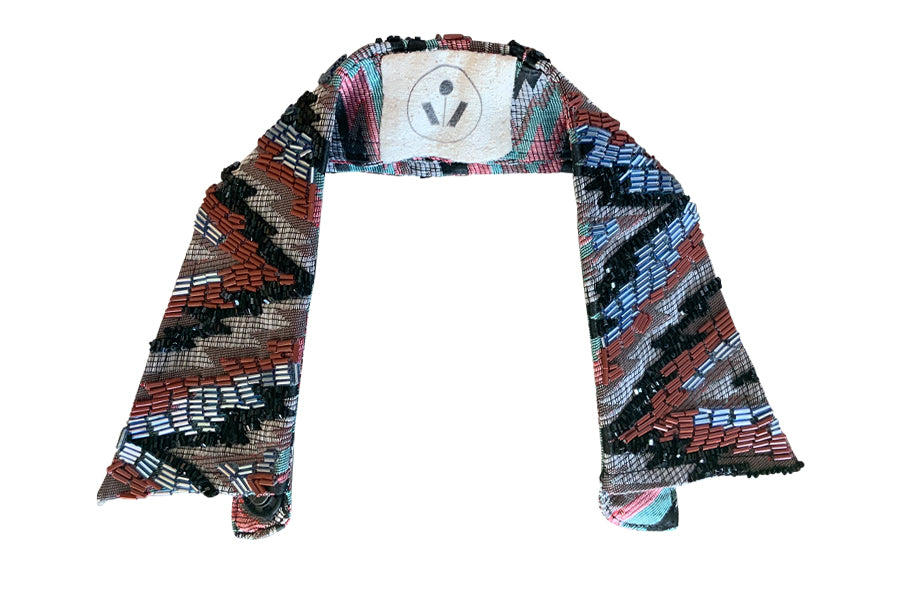 Hand Beaded Separate Collar