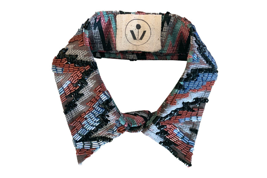Hand Beaded Separate Collar