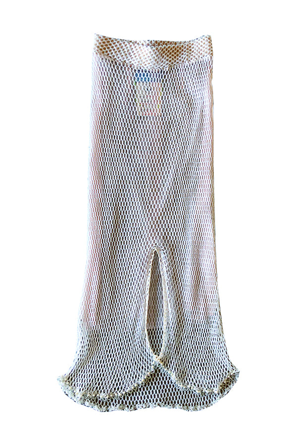 VINTAGE CROCHET HAND-BEADED SKIRT