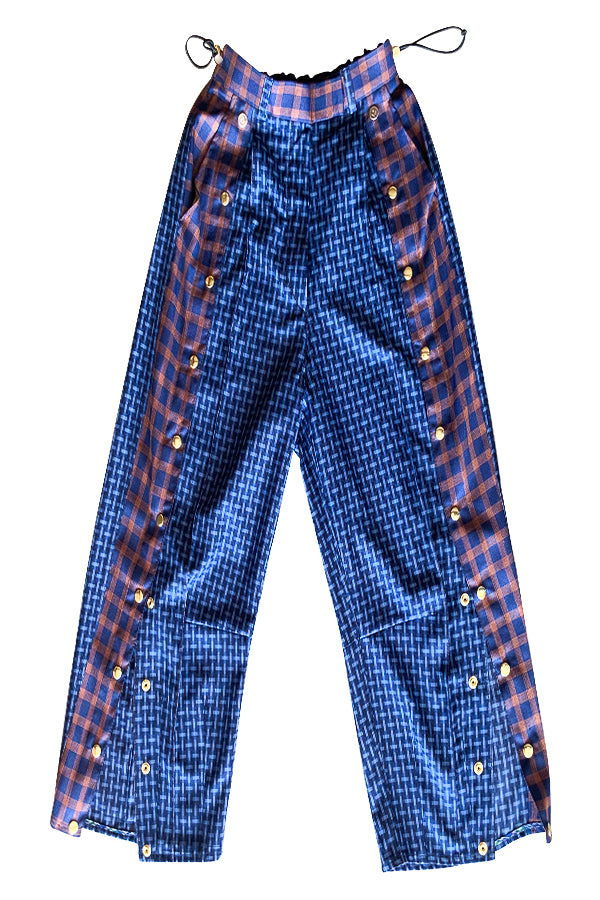 POPPER CHECK PANTS