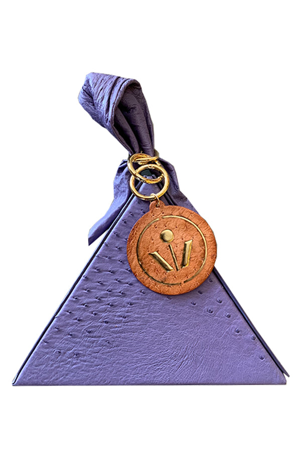 Genuine Exotic Leather Pyramid Bag