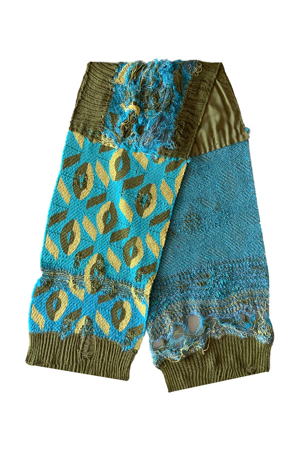 Artisanal, Deconstructed Viviers Monogram Jacquard Scarf