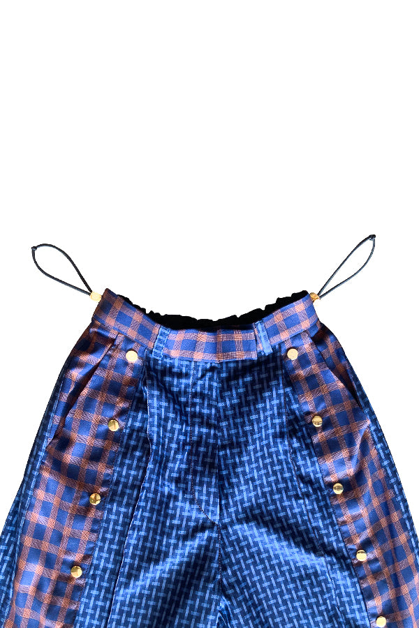 POPPER CHECK PANTS