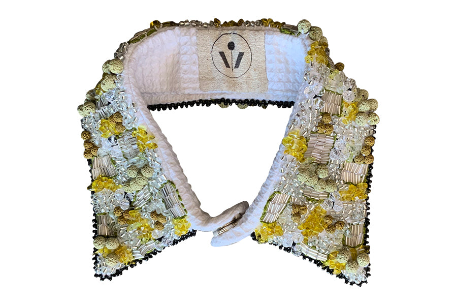 Hand Beaded Separate Collar