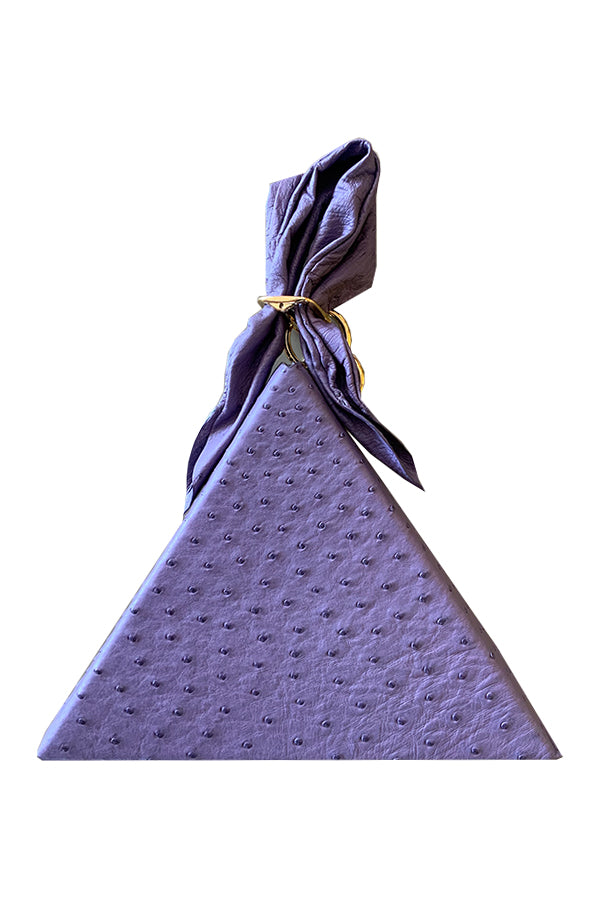Genuine Exotic Leather Pyramid Bag