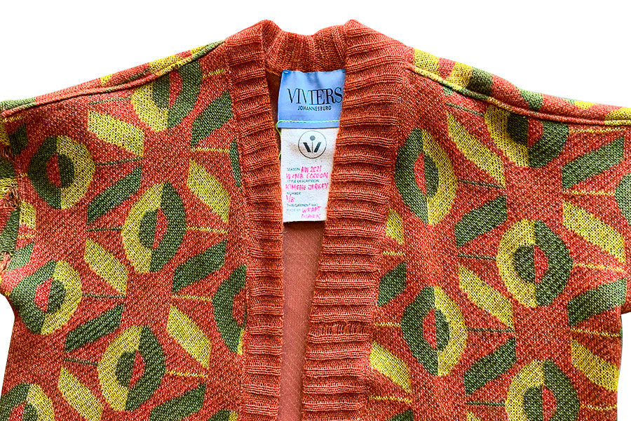 Vivi Monogram Deconstructed Kimono Cardigan