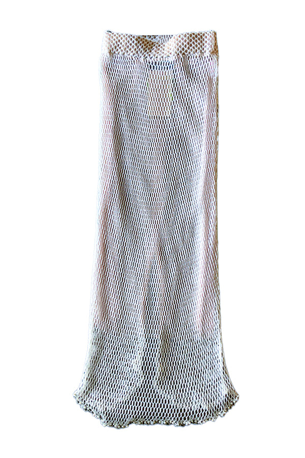 VINTAGE CROCHET HAND-BEADED SKIRT