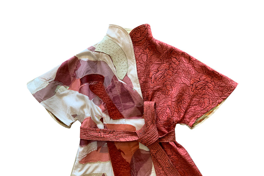 Abstract Scrap Batwing Dress, Version 2