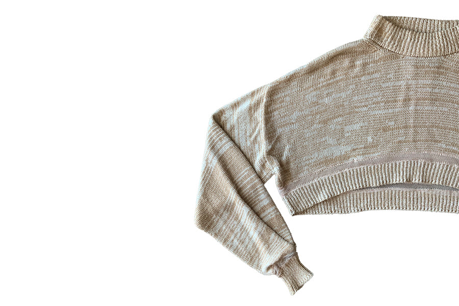 SAHARA SAND COTTON/BAMBOO JUMPER
