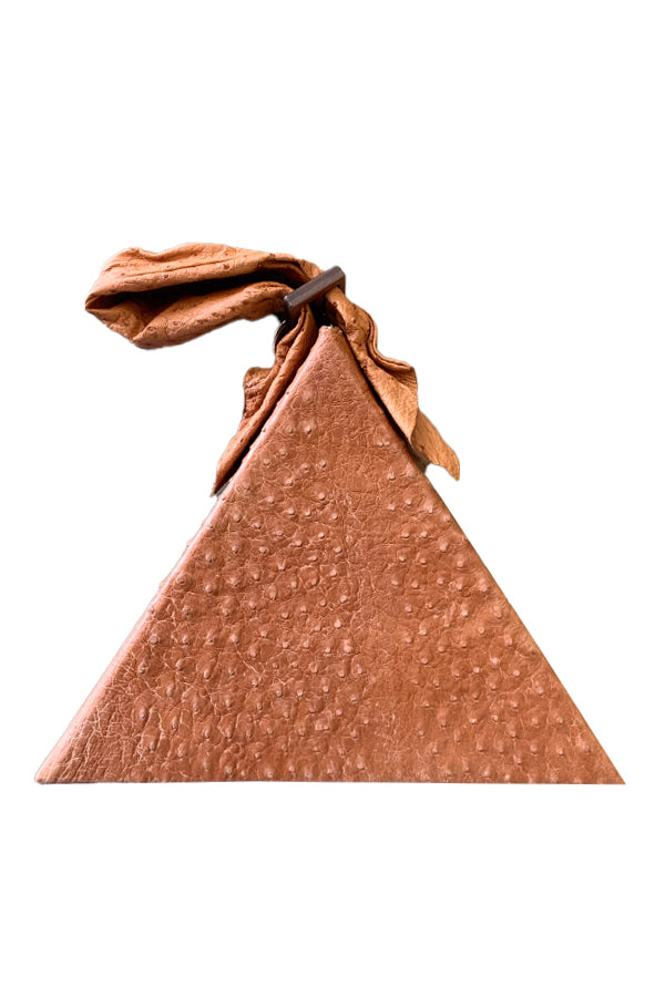 Genuine Exotic Leather Pyramid Bag