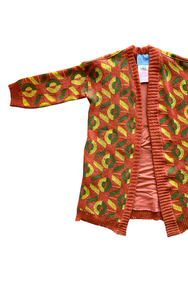 Vivi Monogram Deconstructed Kimono Cardigan