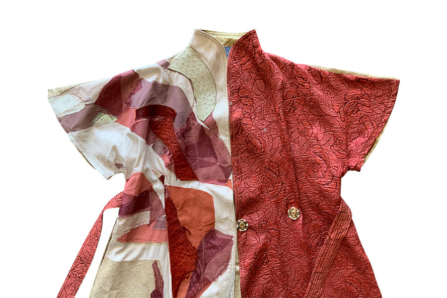 Abstract Scrap Batwing Dress, Version 2