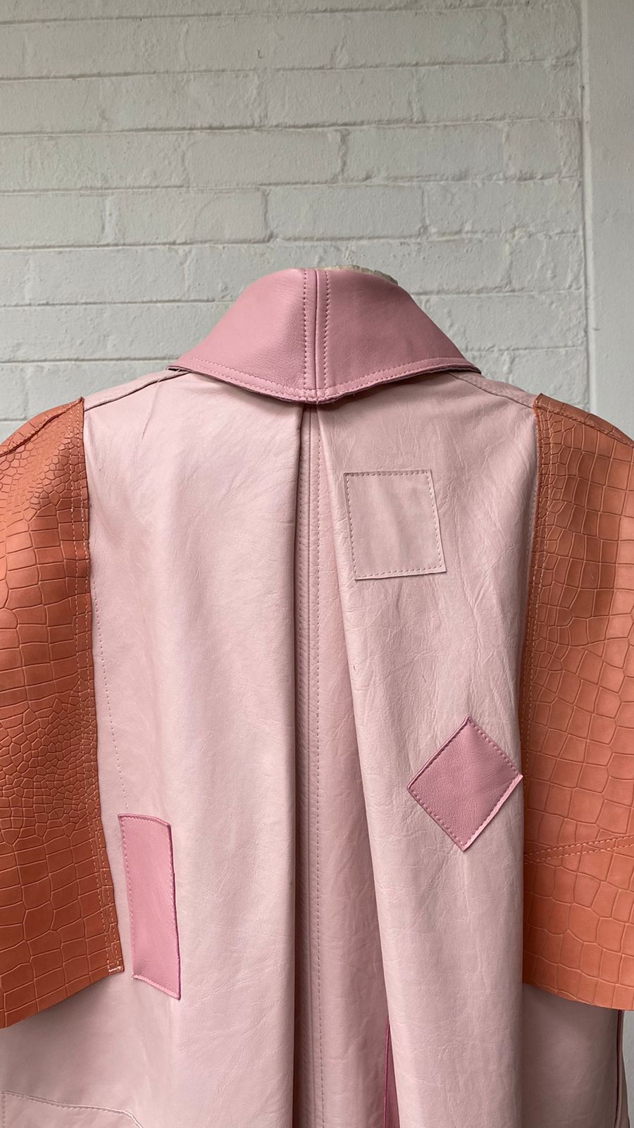 Deadstock Leather Circuit Coat
