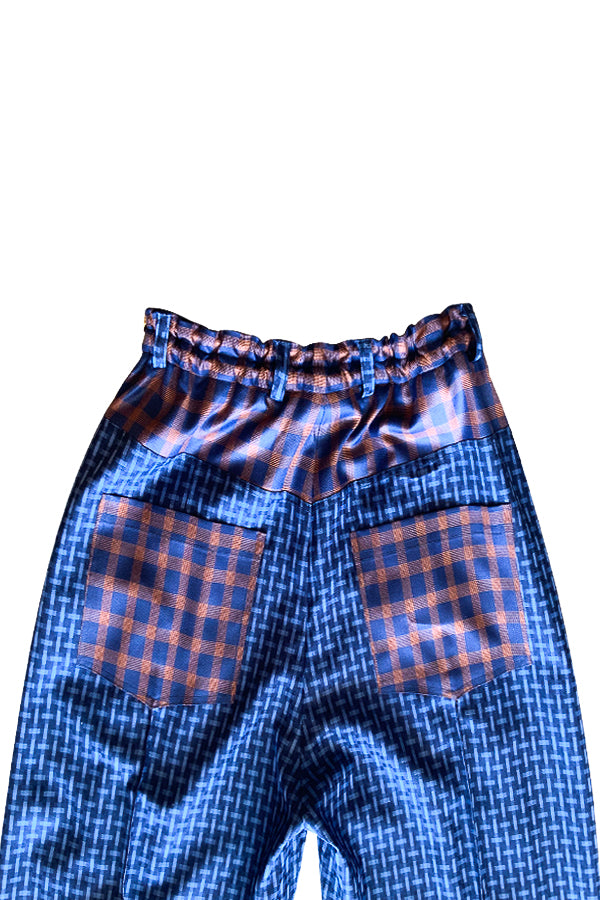 POPPER CHECK PANTS