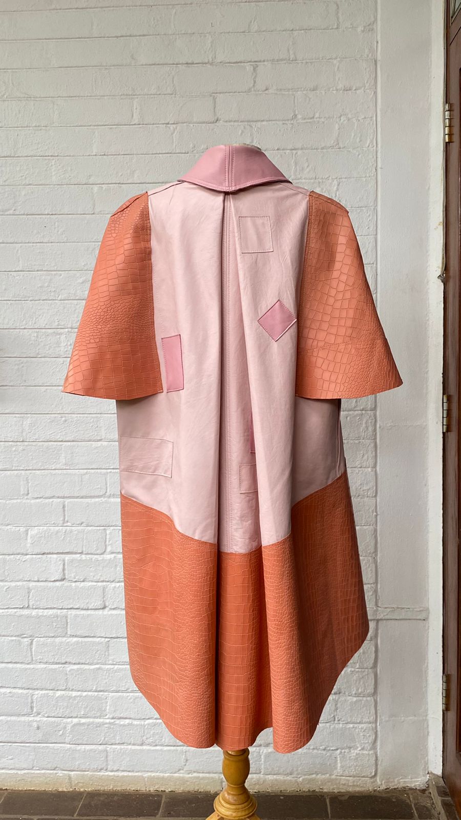 Deadstock Leather Circuit Coat