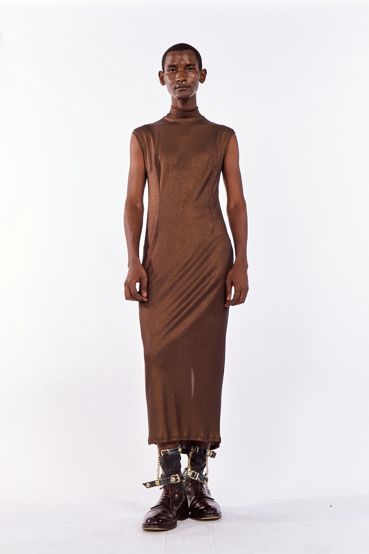 Bronze Lurex Dress
