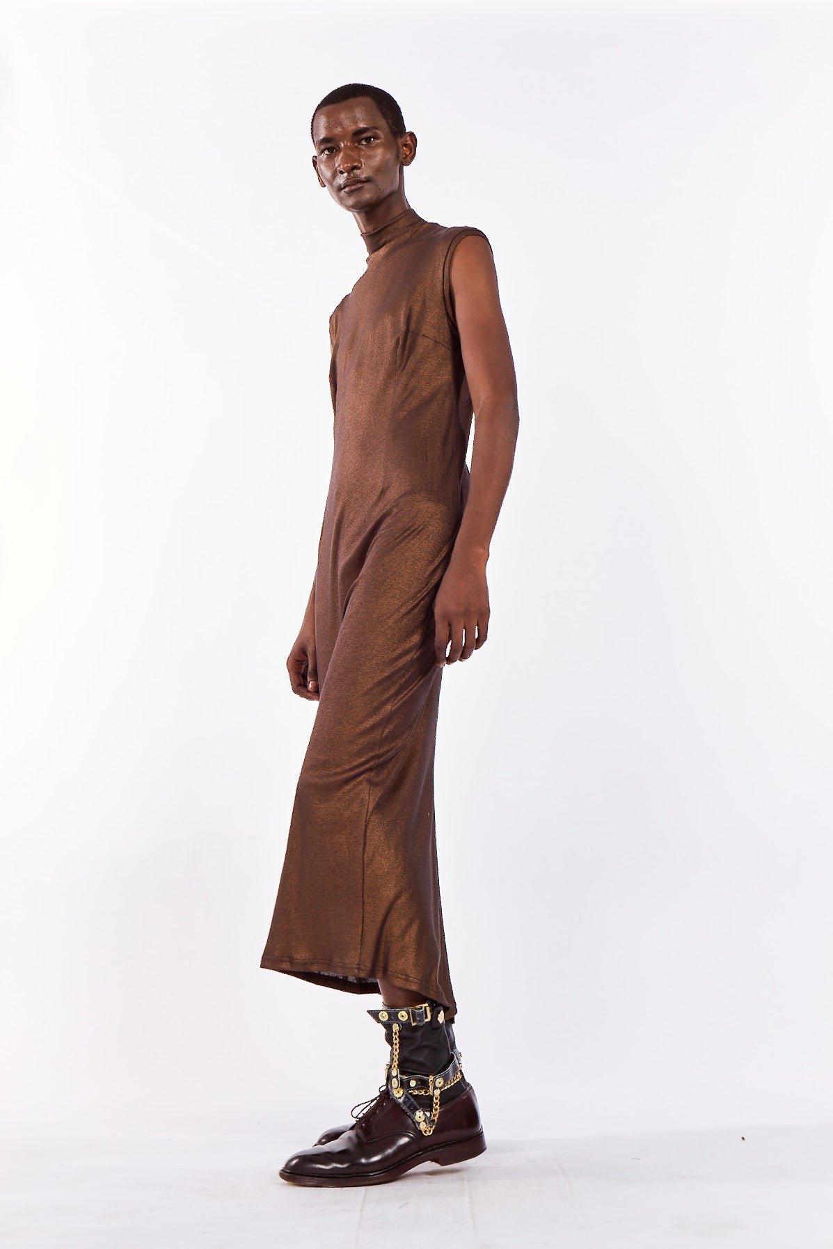 Bronze Lurex Dress