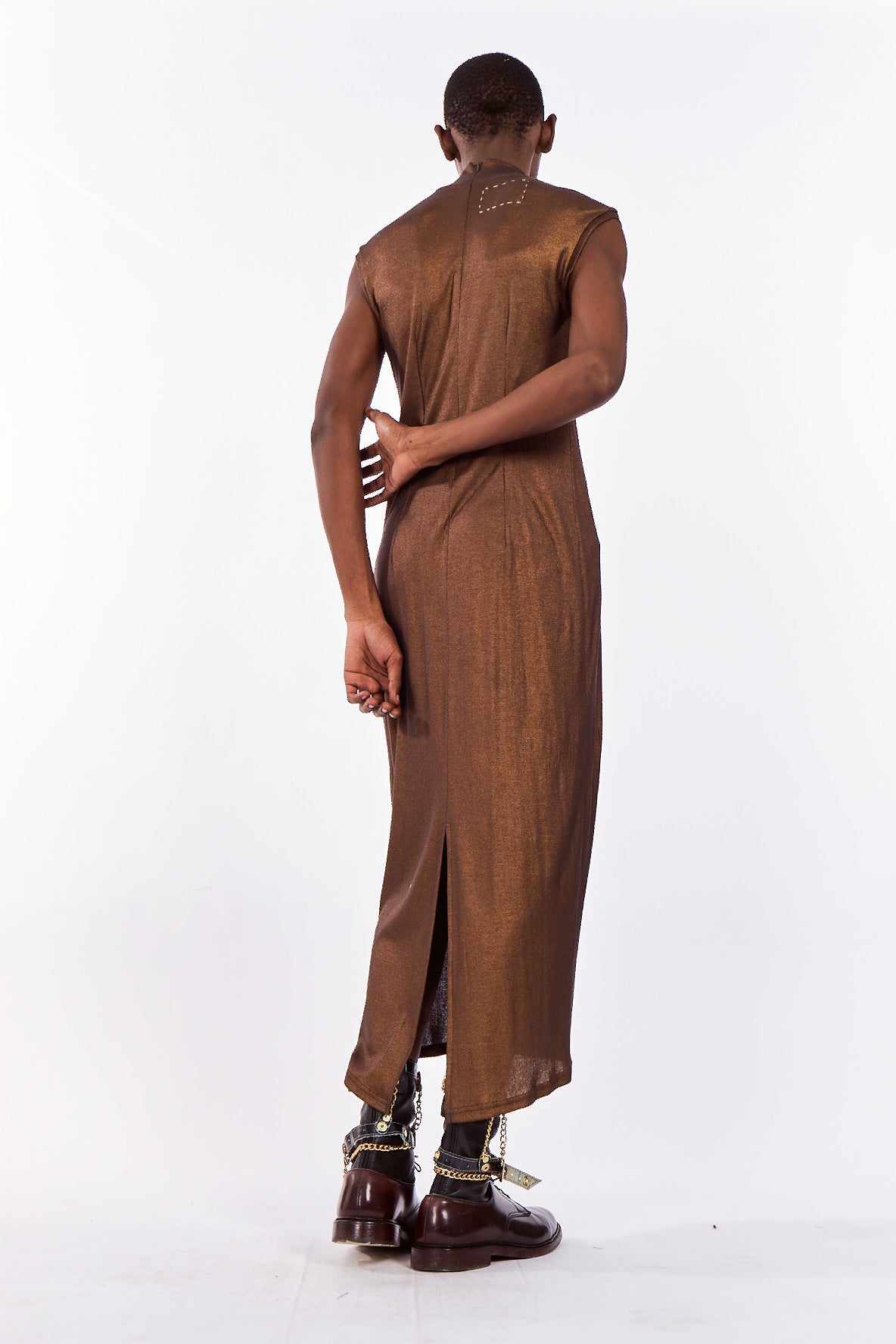 Bronze Lurex Dress