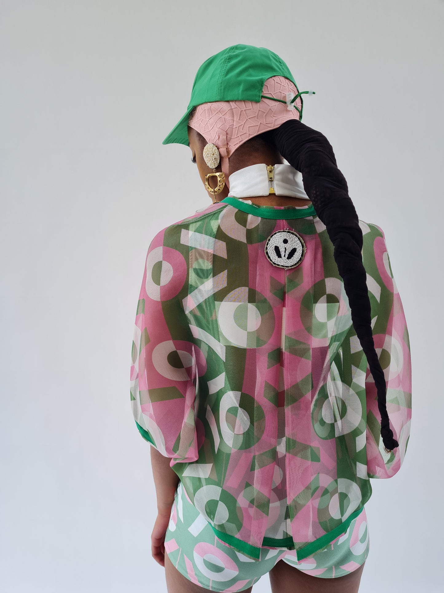 Green VIVI Monogram Swimsuit