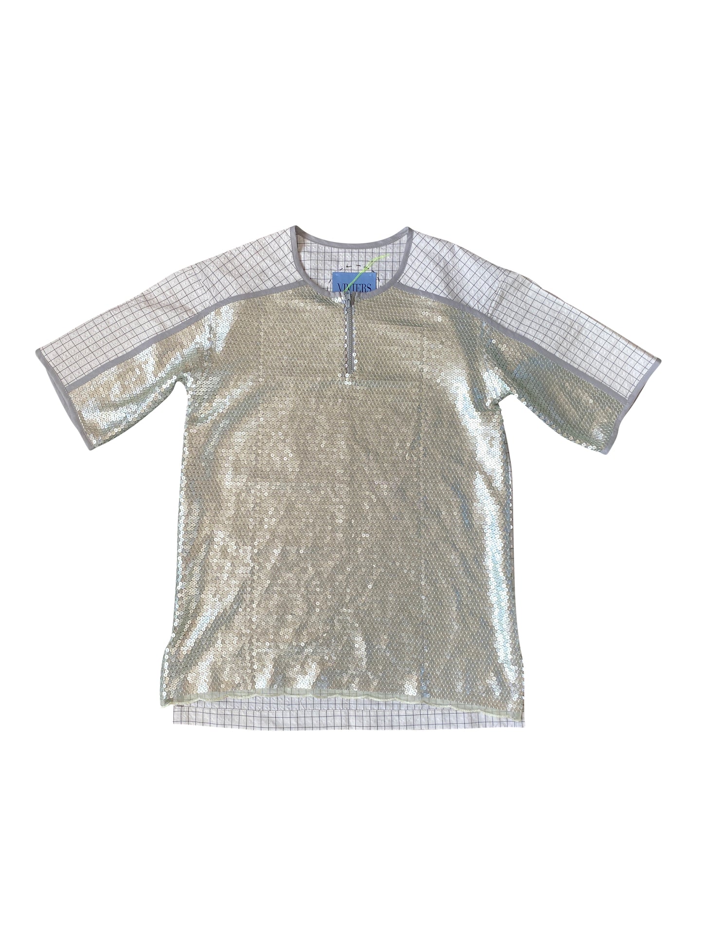 Disco-Resort Deadstock Cotton & Sequins T-shirt