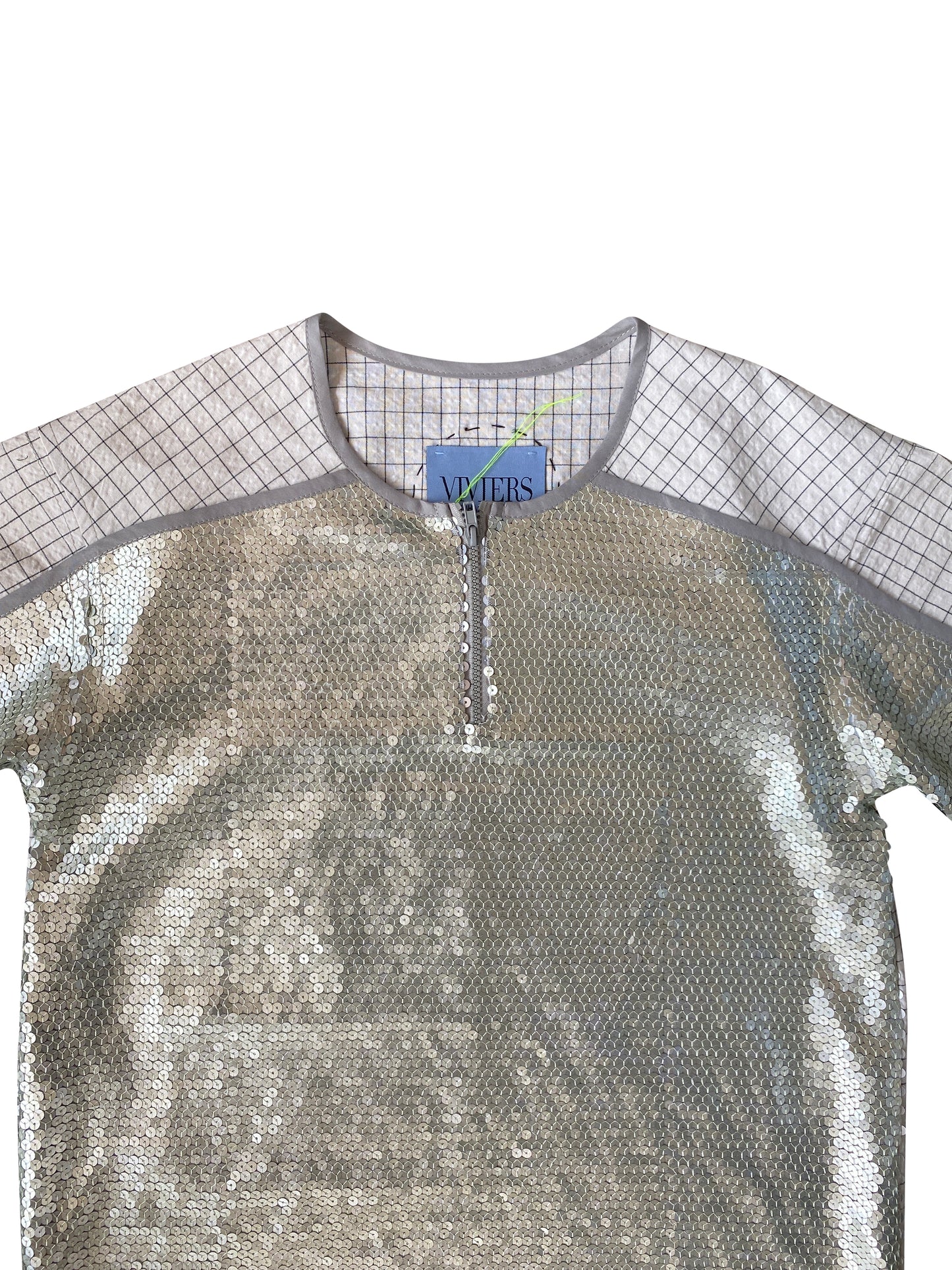 Disco-Resort Deadstock Cotton & Sequins T-shirt