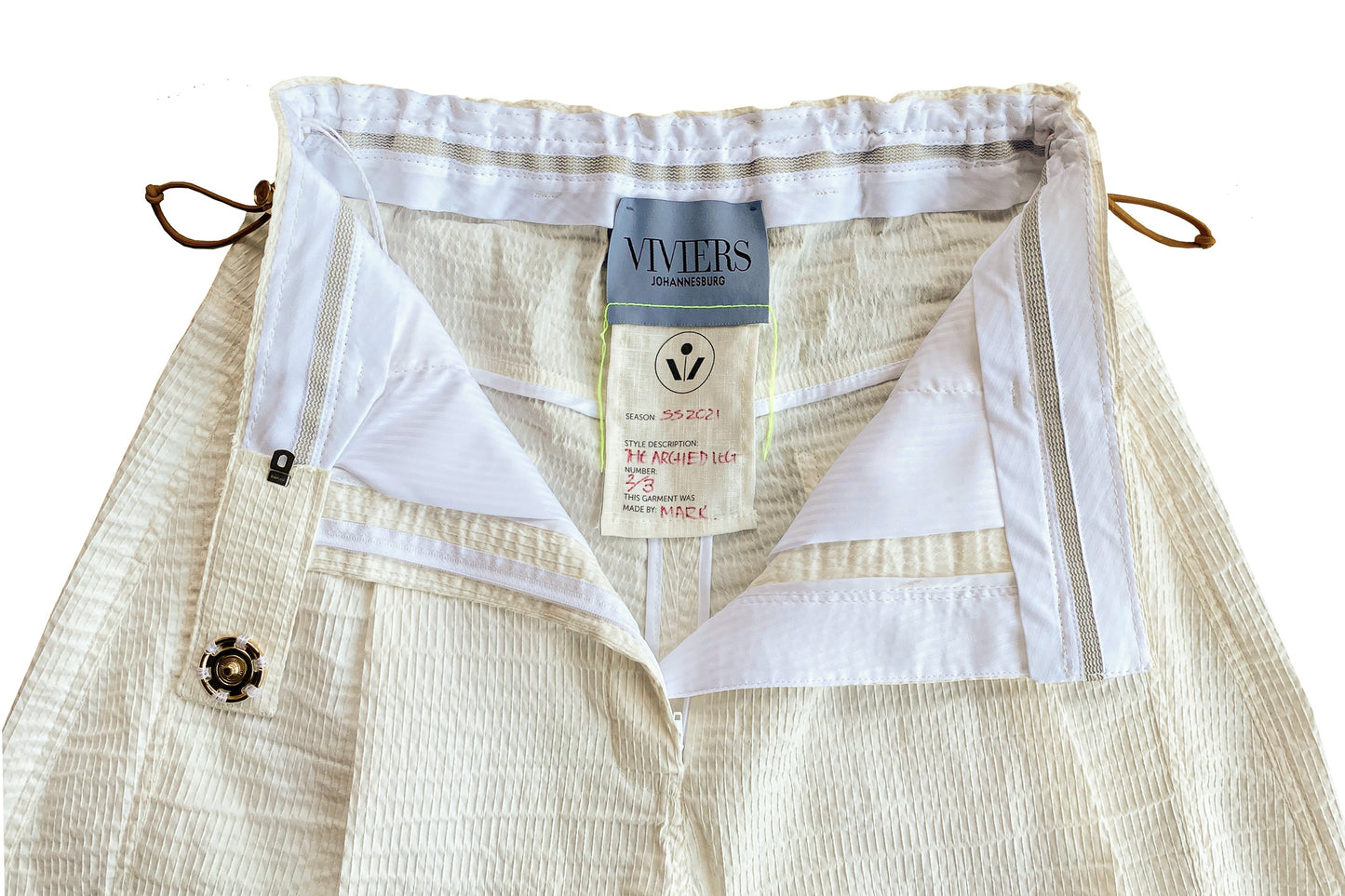 Curved And Arched Leg, Tailored Pants