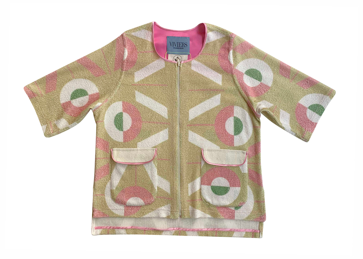 VIVI MONOGRAM TOWELING TWINSET SHIRT