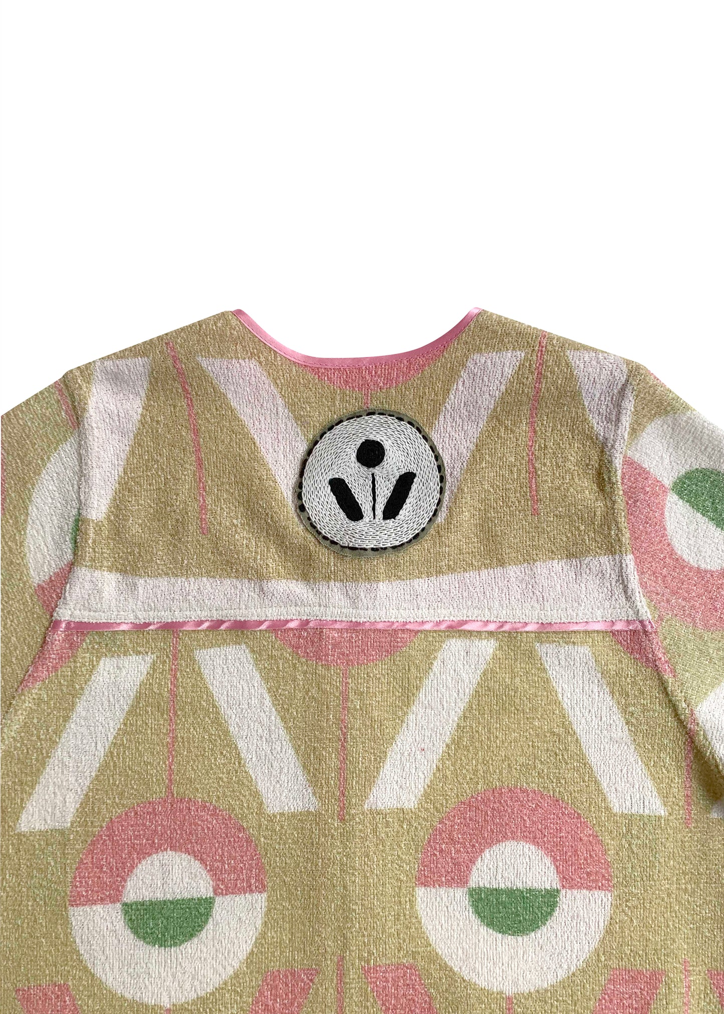 VIVI MONOGRAM TOWELING TWINSET SHIRT
