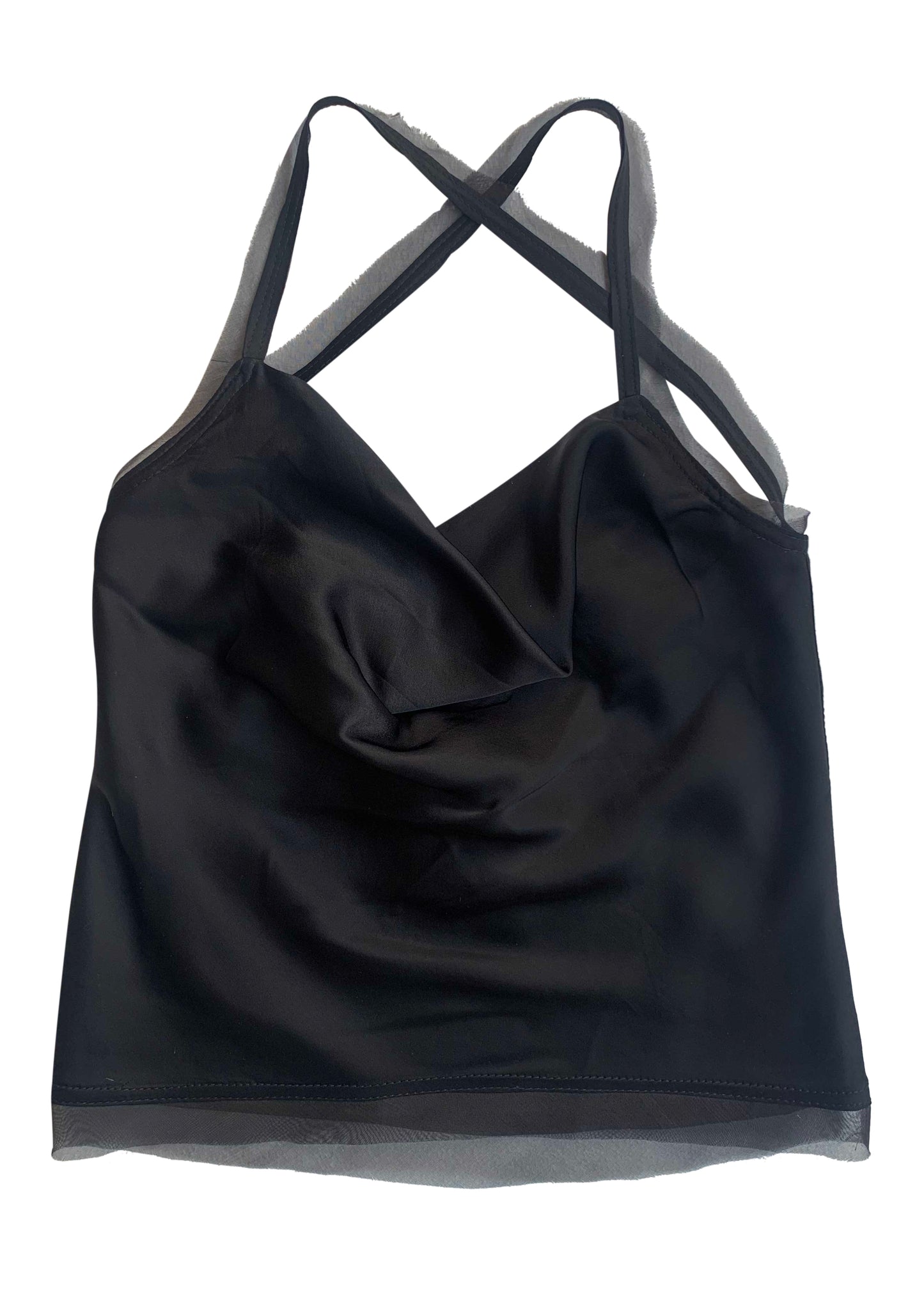 POOLSIDE BIAS RAYON TOP