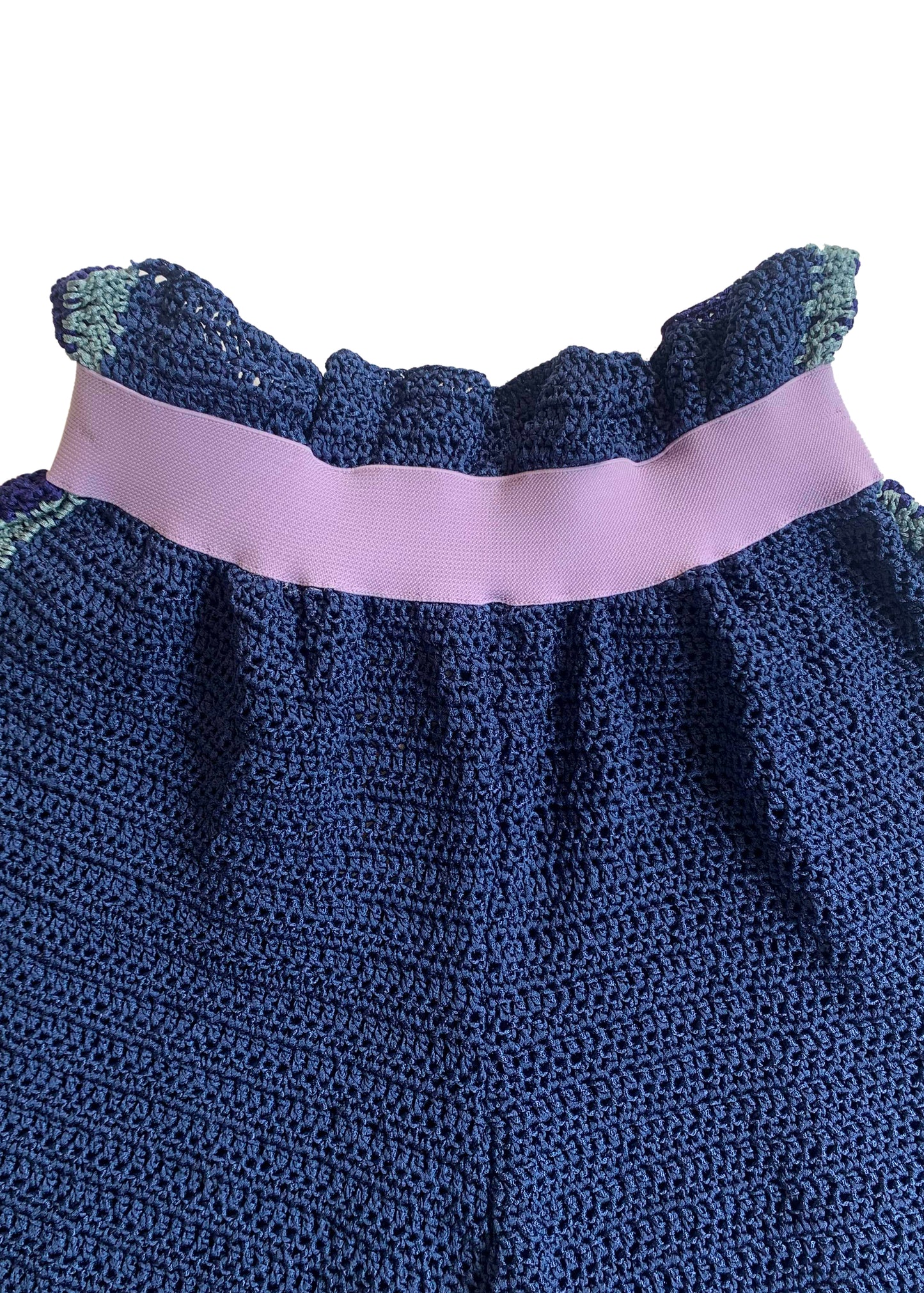 Crochet Potatoes Sack Navy Shorts