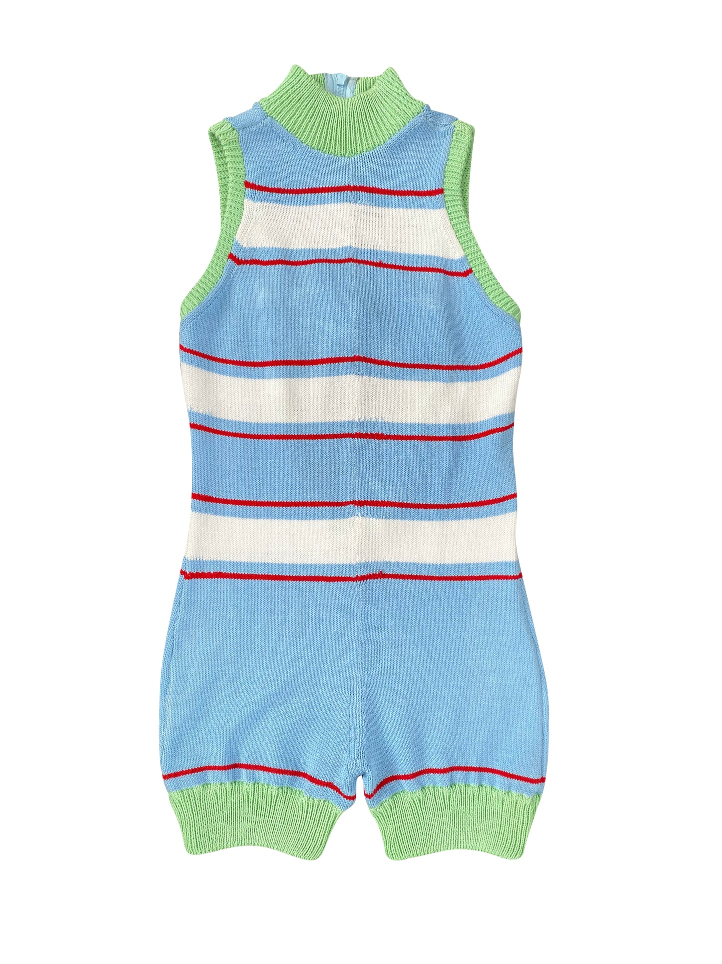 Baby Blue Poolside Knitted Leotard