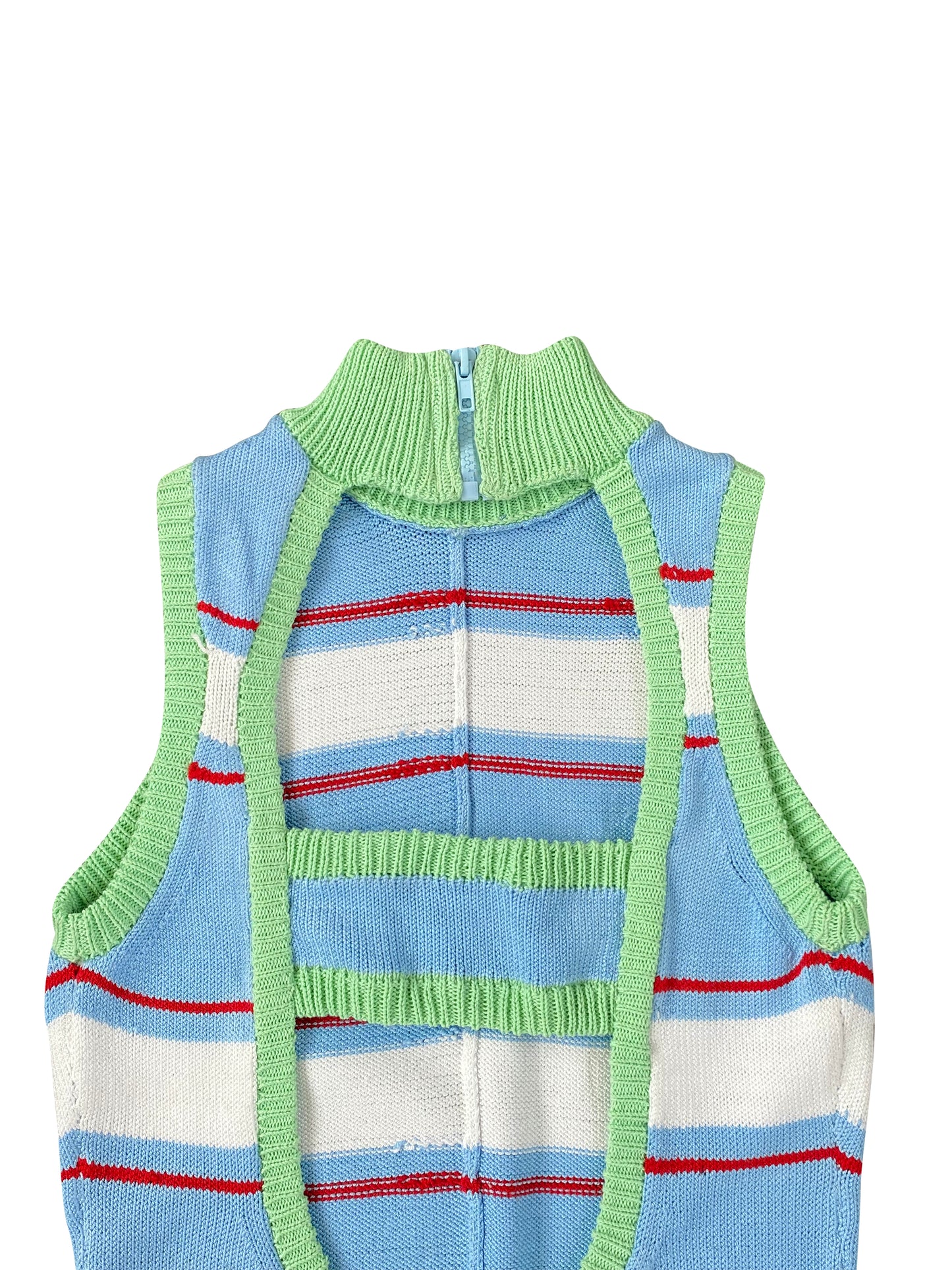 Baby Blue Poolside Knitted Leotard