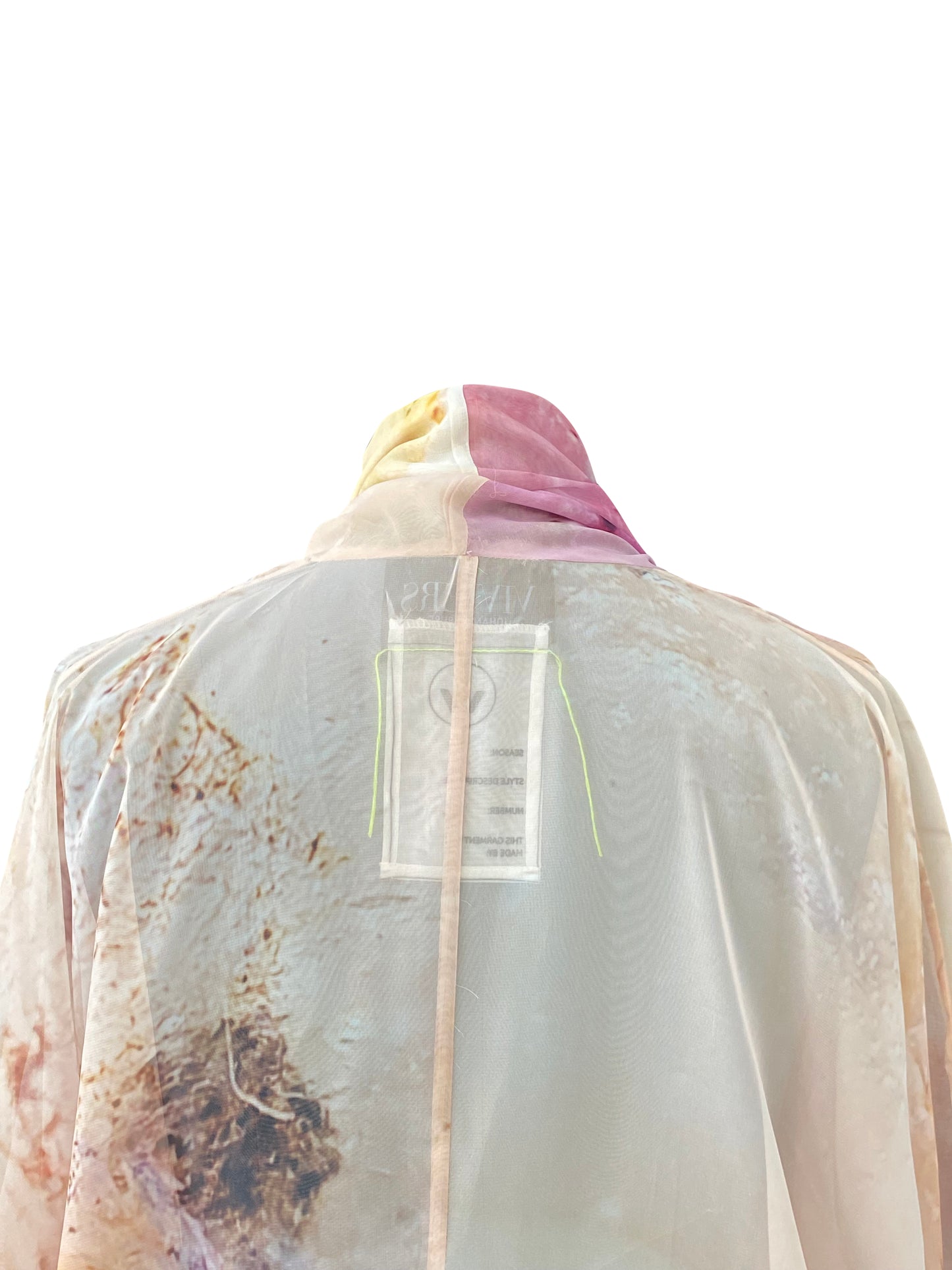 Draped Chiffon Poolside Top