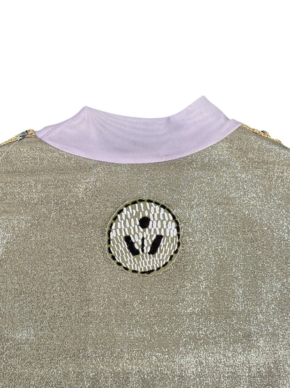 Vintage Silk Knit Purple Top