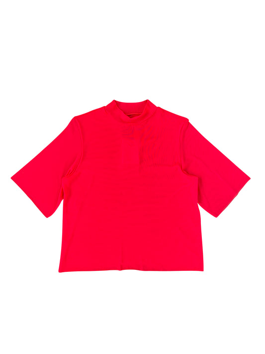 Red Stretch Mesh T-shirt