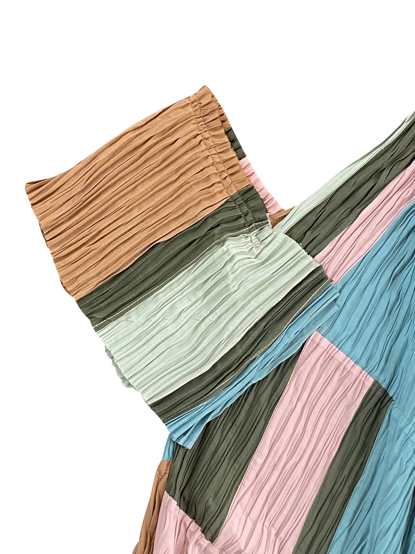 Asymmetrical Mushroom Pleated Dress