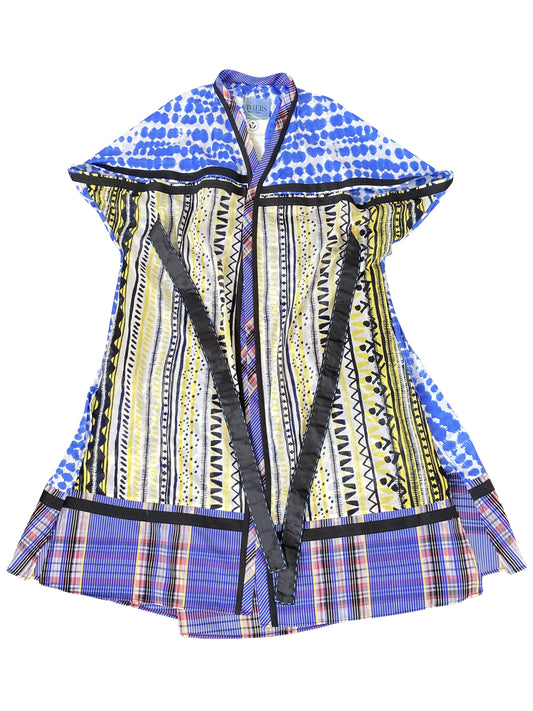 Cotton-Silk Hybrid Kimono with Hand Embroidery Stitches