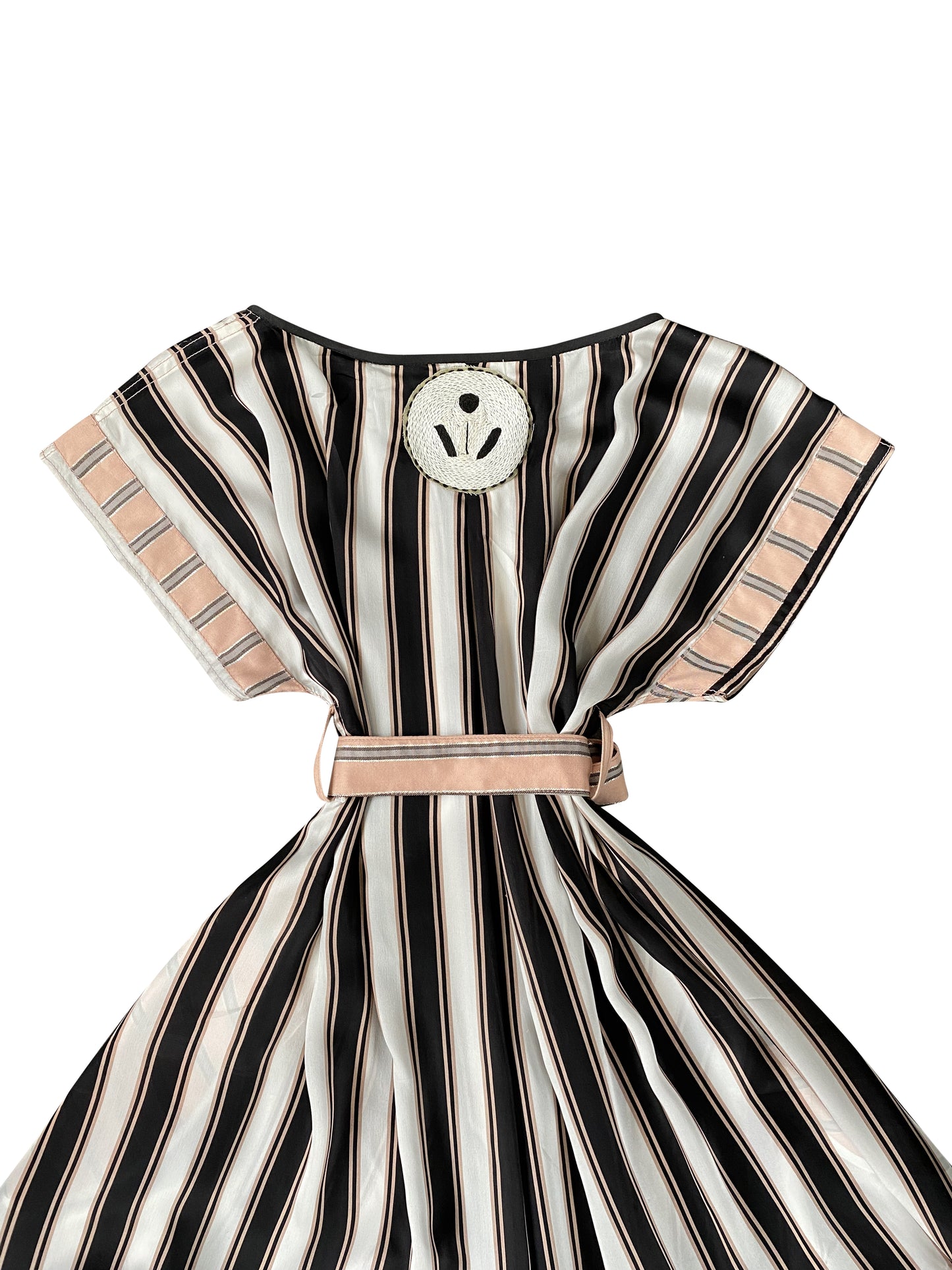 Pure Silk Maxi Dress with a Tie Belt