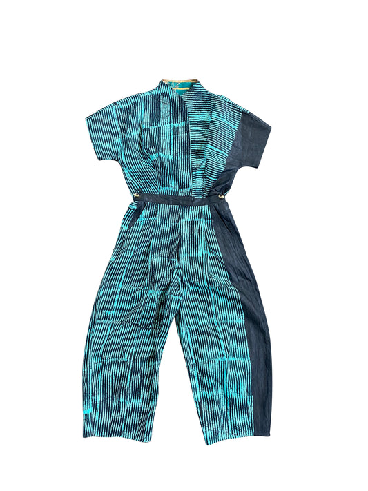 Nigerian Cotton Wax Signature Jumpsuit