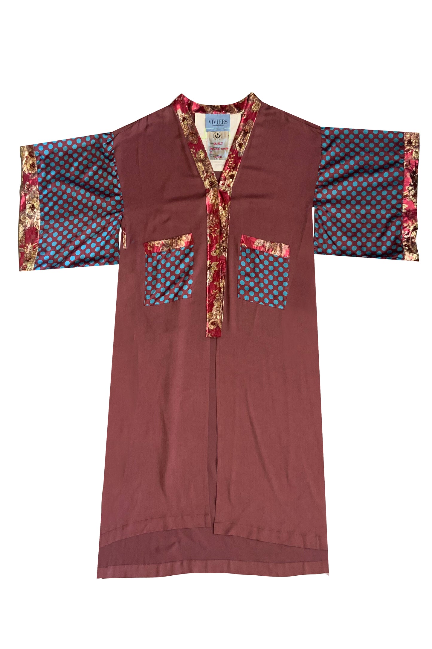 'Wear-A-Thing' Dressy Japanese Gown With Fully Hand Embellished Collar