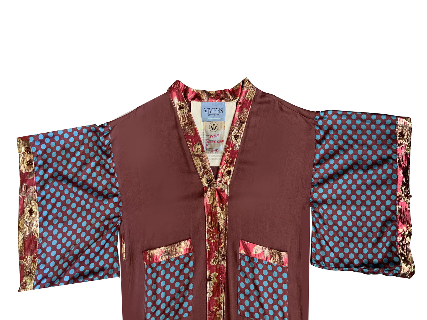 'Wear-A-Thing' Dressy Japanese Gown With Fully Hand Embellished Collar