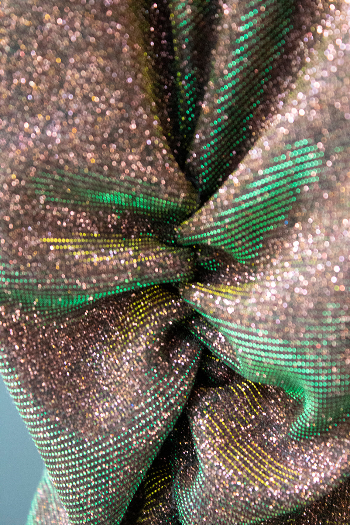 Liquid Oil Deconstructive Dress