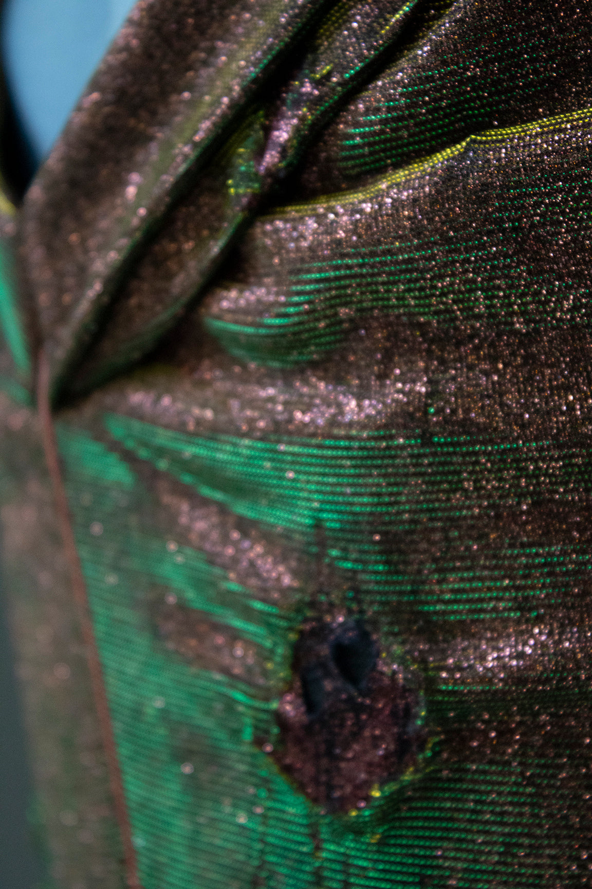 Liquid Oil Deconstructive Dress