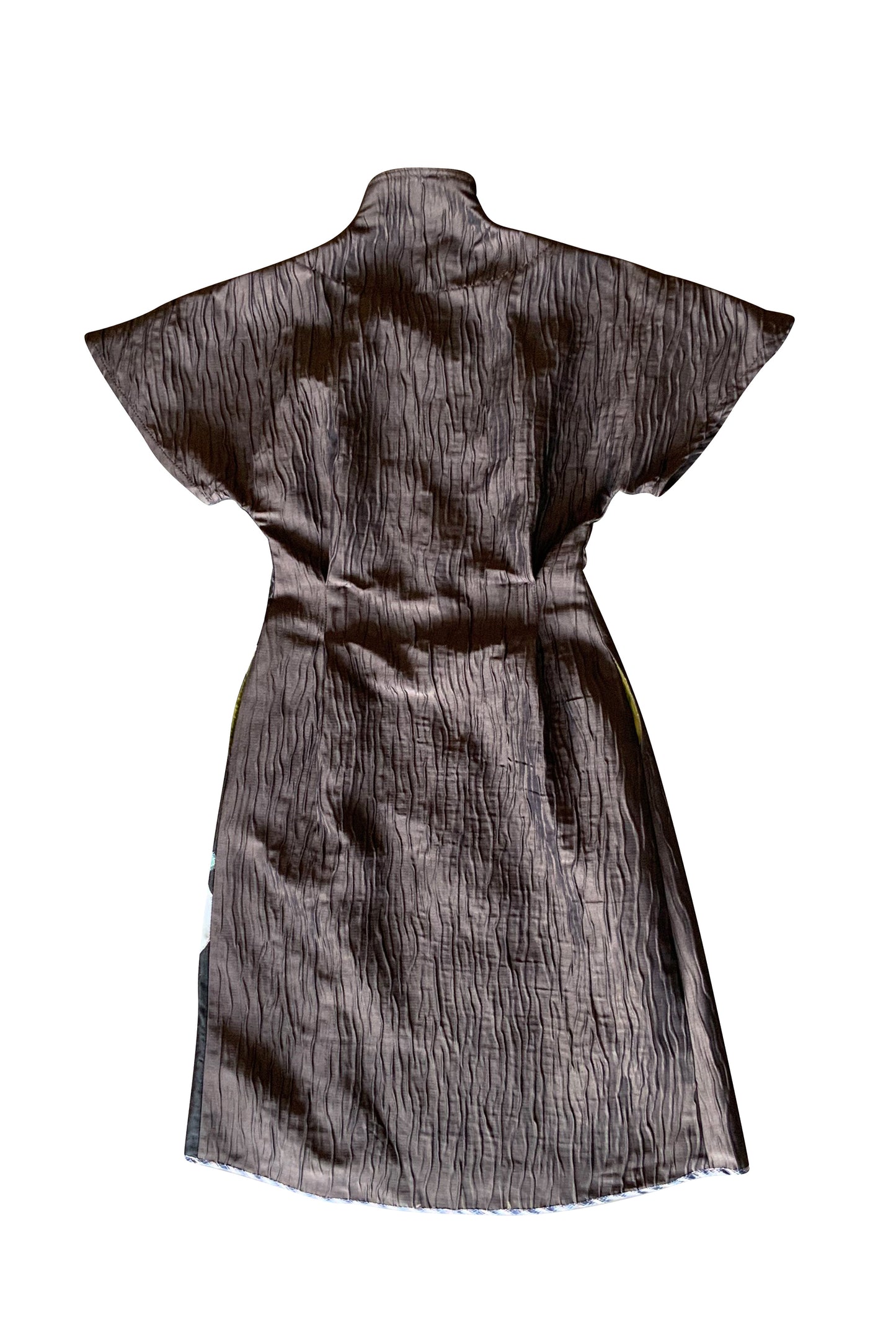 Abstract Scrap Batwing Dress